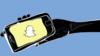 Иллюстрация мобильного телефона с логотипом Snapchat