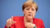 Канцлер Германии Ангела Меркель на пресс-конференции в Берлине.Фото: 19 июля 2019 г.