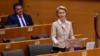 Урсула фон дер Ляйен обращается к парламенту ЕС в Брюсселе