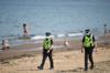 Полиция на пляже