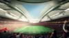 На этой иллюстрации, выпущенной Советом по спорту Японии 28 мая 2014 г., изображено впечатление художника от Национального стадиона Олимпийских игр 2020 года в Токио, спроектированного иракско-британским архитектором Захой Хадид