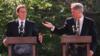 Тони Блэр и Билл Клинтон в 1997 году