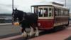 Конный трамвай на набережной Дугласа