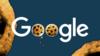Логотип Google с шоколадным печеньем рядом