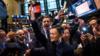 Акции Alibaba открываются во время первоначального ценового предложения компании на Нью-Йоркской фондовой бирже 19 сентября 2014 года.