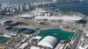 Вид с воздуха на Олимпийский парк в Рио-де-Жанейро 26 июля 2016 г.