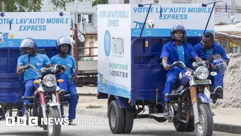 Tritron la laverie mobile express béninoise BBC News Afrique
