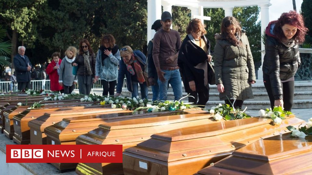 Italia: sepoltura di 26 migranti annegati