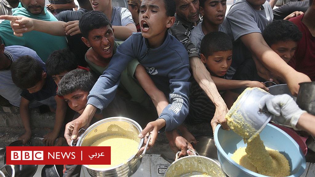 بعد تحذيرات الأونروا والغذاء العالمي: هل دخلت المجاعة في غزة مرحلة الخطر؟ - BBC News عربي