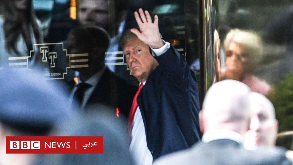 Trump reaches New York to get ready for court visit – BBC News Arabic.