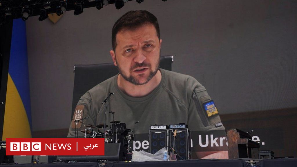 روسيا وأوكرانيا: ماذا كانت رسالة فولوديمير زيلينسكي لرواد مهرجان غلاستونبري؟
