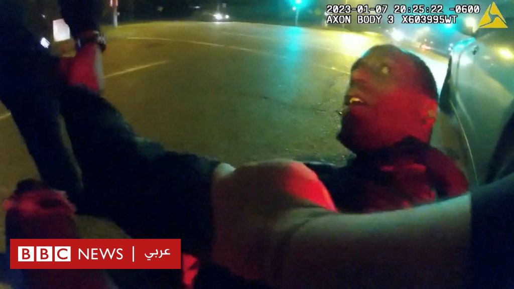 لقطات تظهر أفراد الشرطة الأمريكية وهم يضربون تاير نيكولز بوحشية