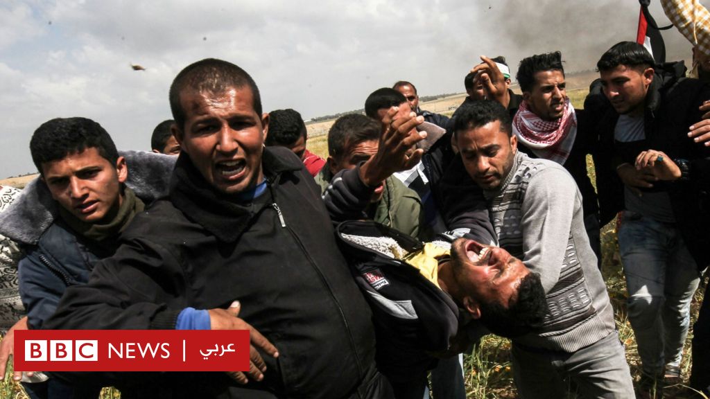 مقتل 16 فلسطينيا وإصابة المئات في غزة برصاص الجيش الإسرائيلي Bbc