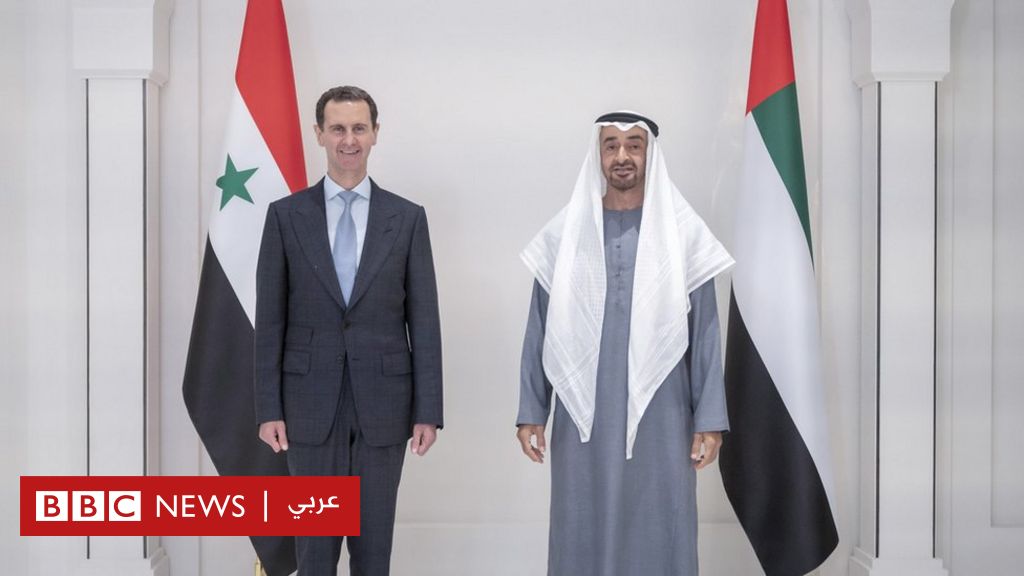 Bashar al-Assad on a historic visit to the United Arab Emirates