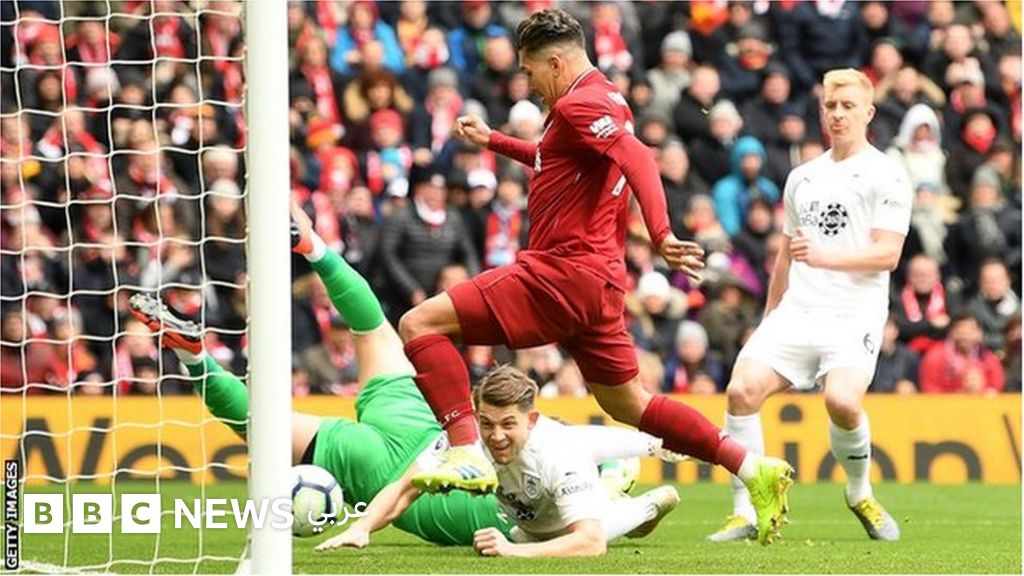 رباعية في مرمى بيرنلي تقرب ليفربول من متصدر الدوري