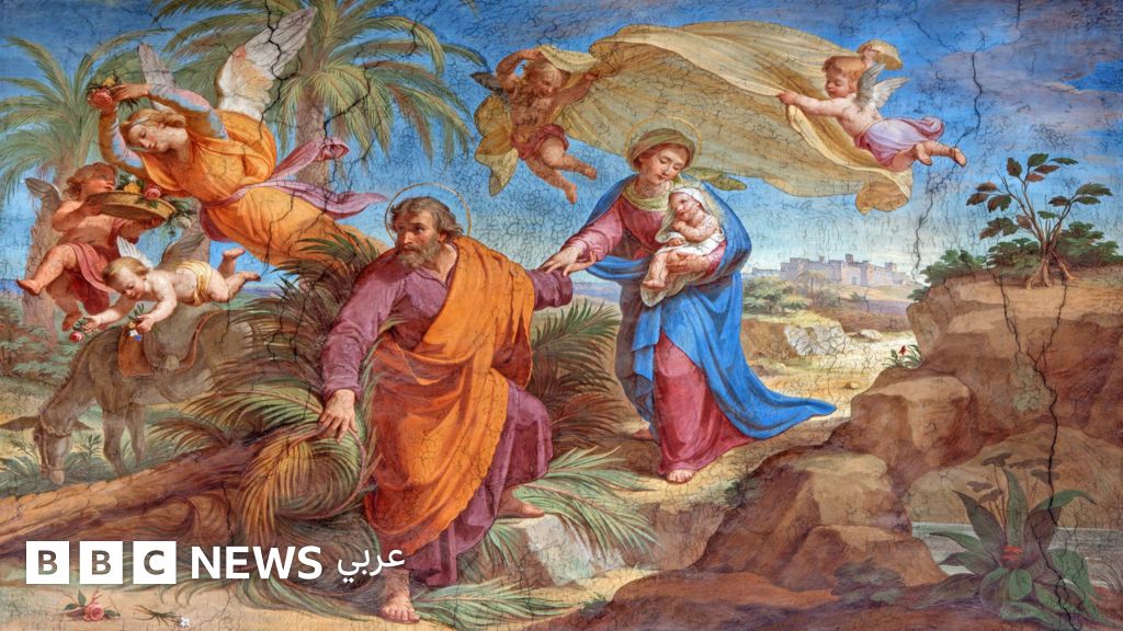 رحلة العائلة المقدسة: المسيح في مصر بين المصادر الدينية القبطية وخيال الرسامين الأجانب - BBC News عربي