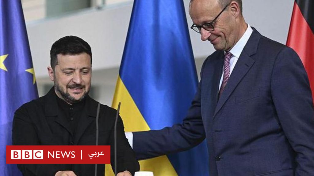 روسيا وأوكرانيا: المستشار الألماني يتعهد بمساعدة كييف على إنتاج صواريخ بعيدة المدى - BBC News عربي