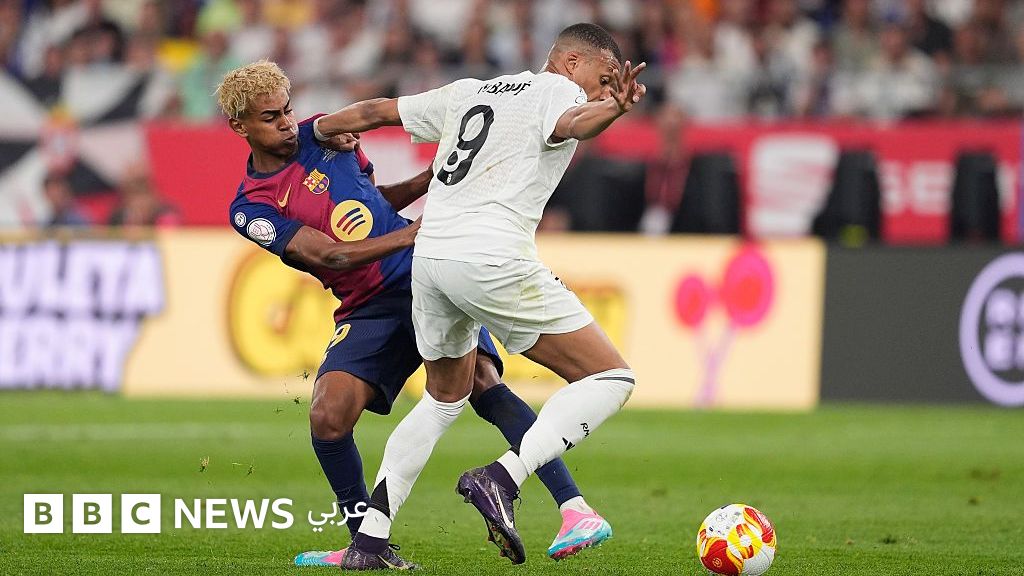 برشلونة وريال مدريد كلاسيكو حسم اللقب