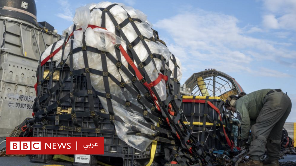 Chinese Airship: The United States retrieves sensors from the ocean