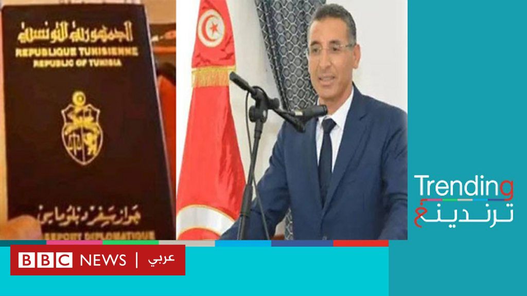 جواز سفر دبلوماسي لابن وزير الداخلية التونسي يثير الجدل - BBC News عربي
