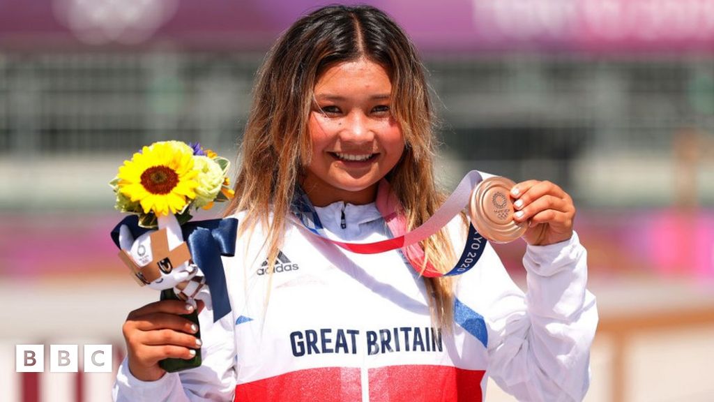 Tokyo Olympics Sky Brown wins Olympics skateboarding bronze medal