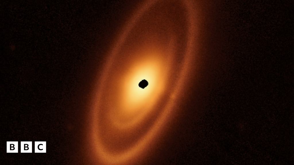 Nasa's James Webb telescope gets photo of dust rings - BBC