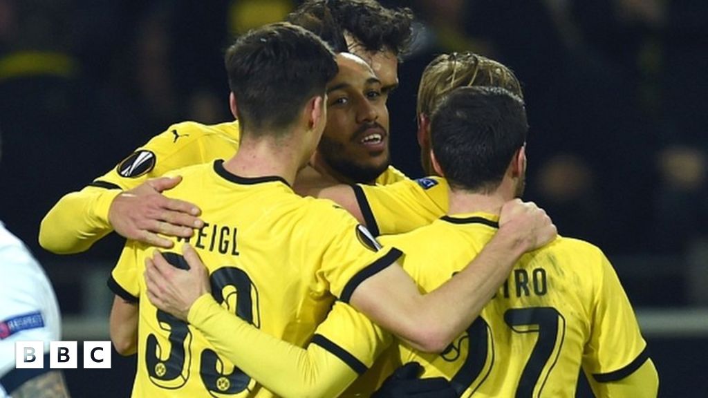 Europa League: Borussia Dortmund 3-0 Tottenham Hotspur - BBC Newsround