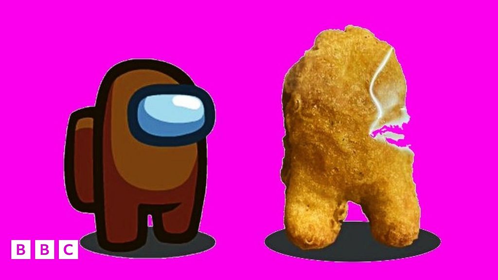 Among Us chicken nugget sold for nearly 100,000 in online auction BBC Newsround