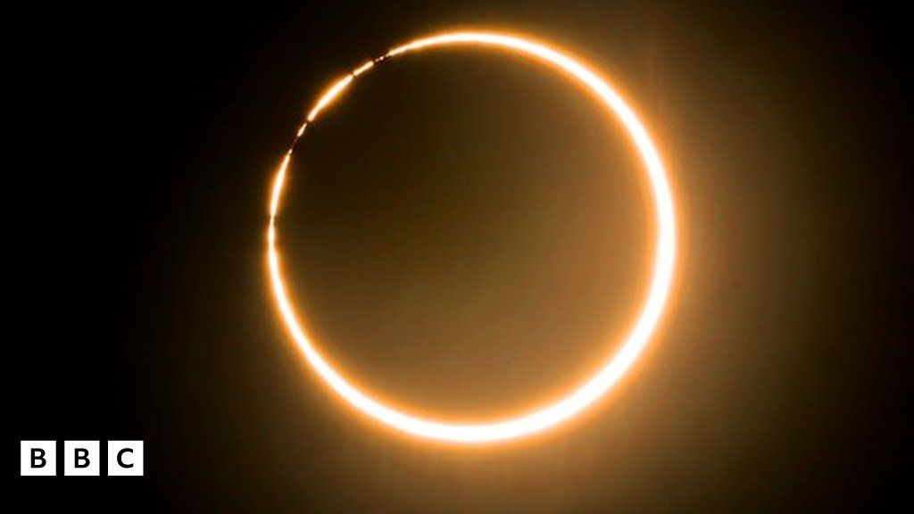 Solar eclipse Dramatic pictures of the 'ring of fire' eclipse BBC
