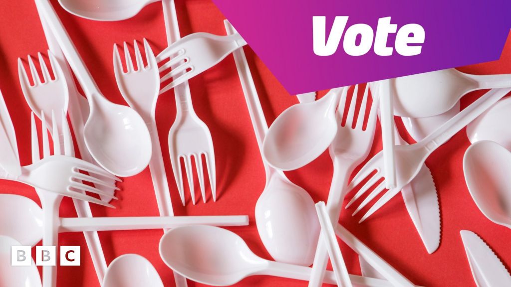 Plastic: Government plans to ban single-use plastic cutlery in England -  BBC Newsround