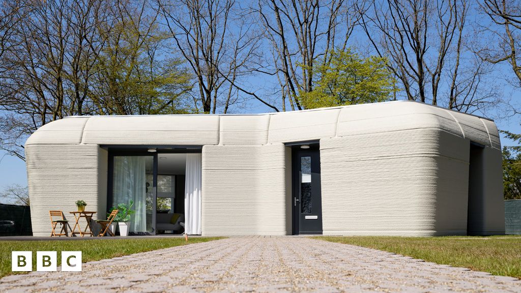 Check out this amazing 3D-printed house in the Netherlands - BBC Newsround