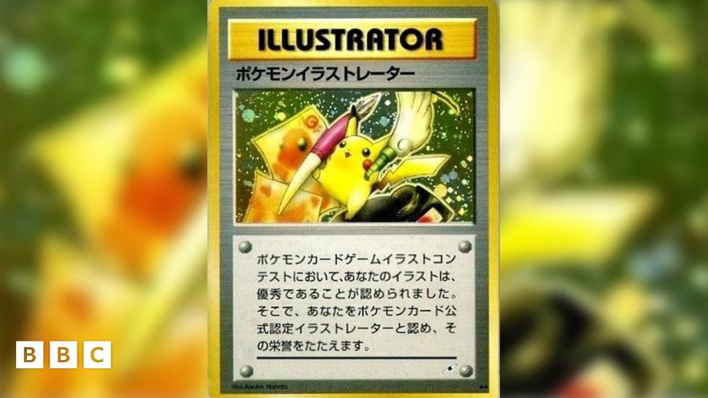 Rare Pokemon card sells for RECORD amount - BBC Newsround