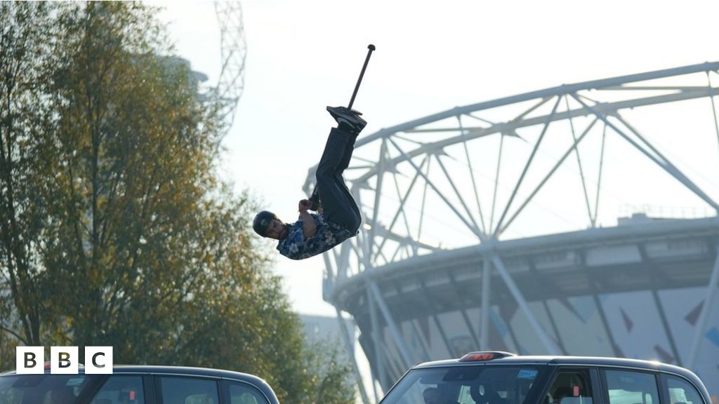 Guinness World Records Day Most cars jumped over with a pogo