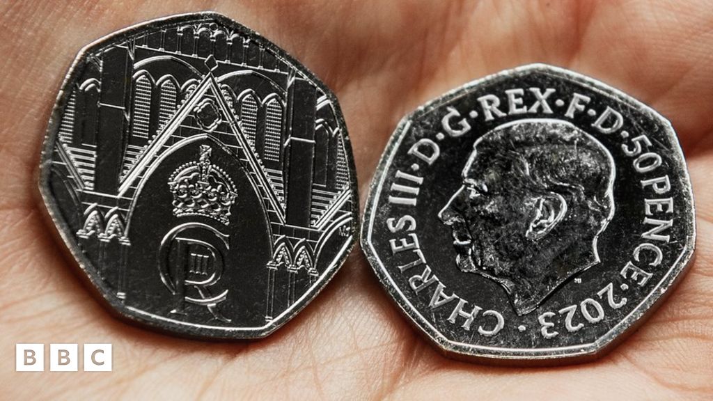 King s Coronation Royal King Charles III 50p Coins Released BBC 