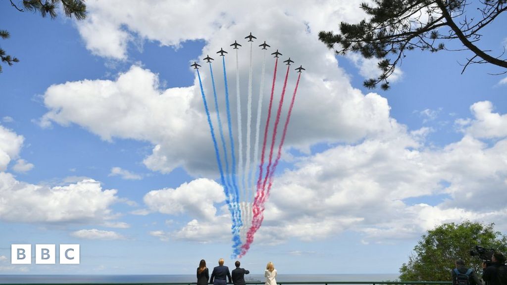 d-day-remembered-the-world-marks-75-years-since-d-day-landings-bbc
