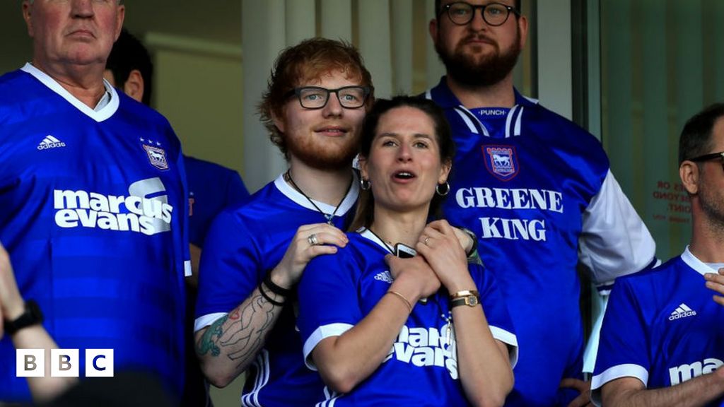 Ed Sheeran Sponsors Ipswich Town FC - BBC Newsround