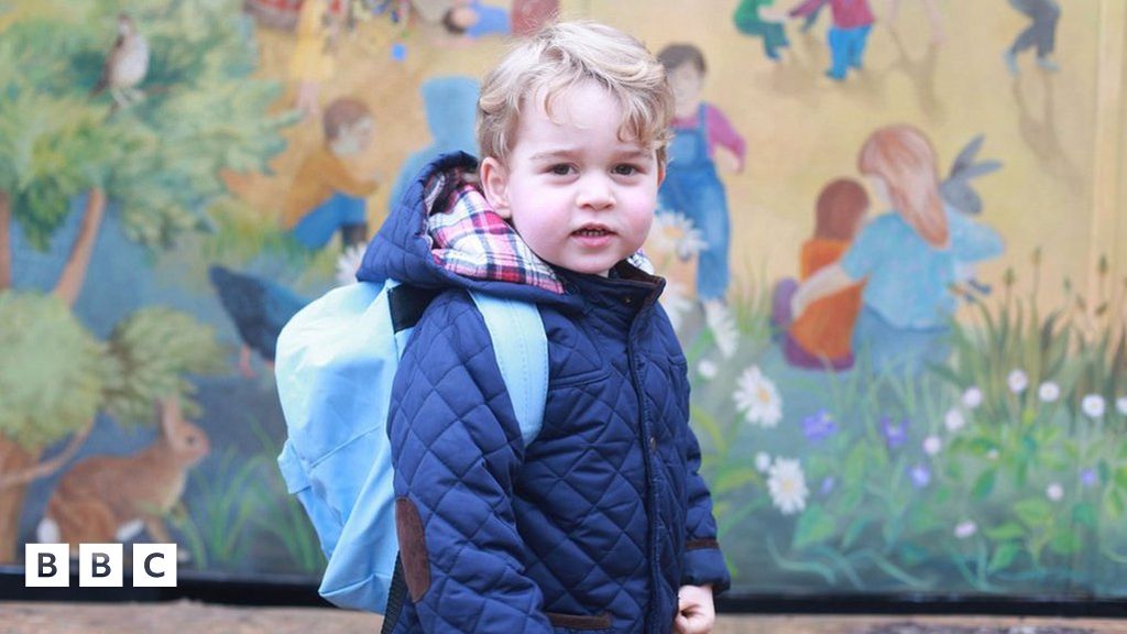 New Prince photographs for his first day of nursery released