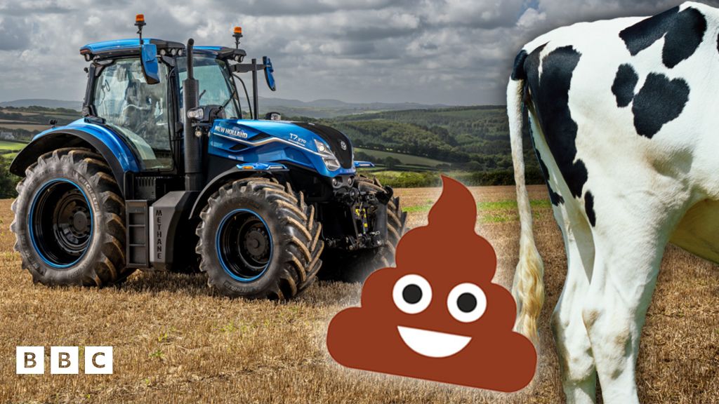 New poo-powered tractor could lead the way in sustainable farming - BBC  Newsround