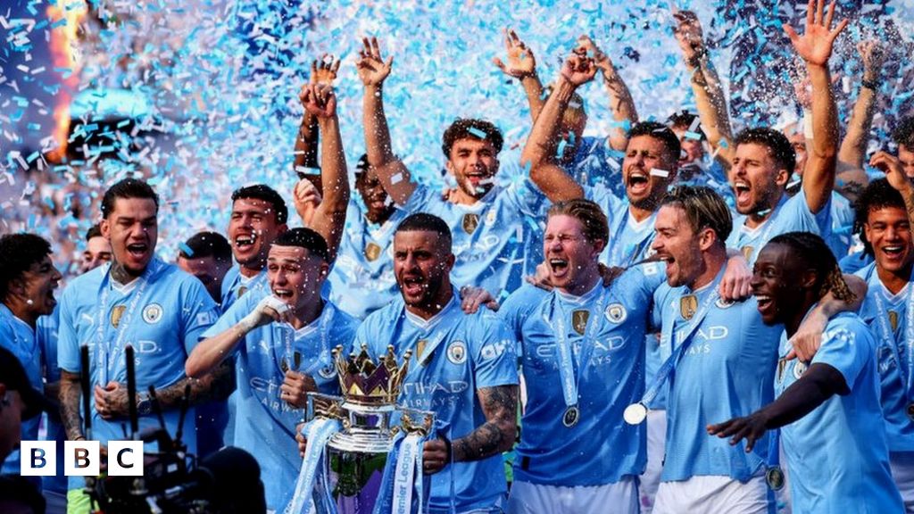 Man City Win Premier League For Fourth Time In A Row - BBC Newsround