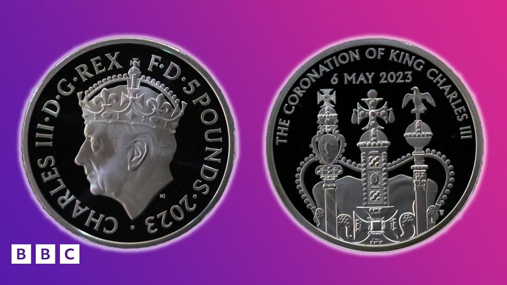 Coronation: First crowned portrait of King Charles on special coins ...