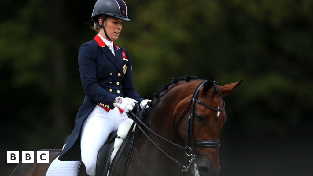 Charlotte Dujardin: Top equestrian Olympian banned from horse riding for a year