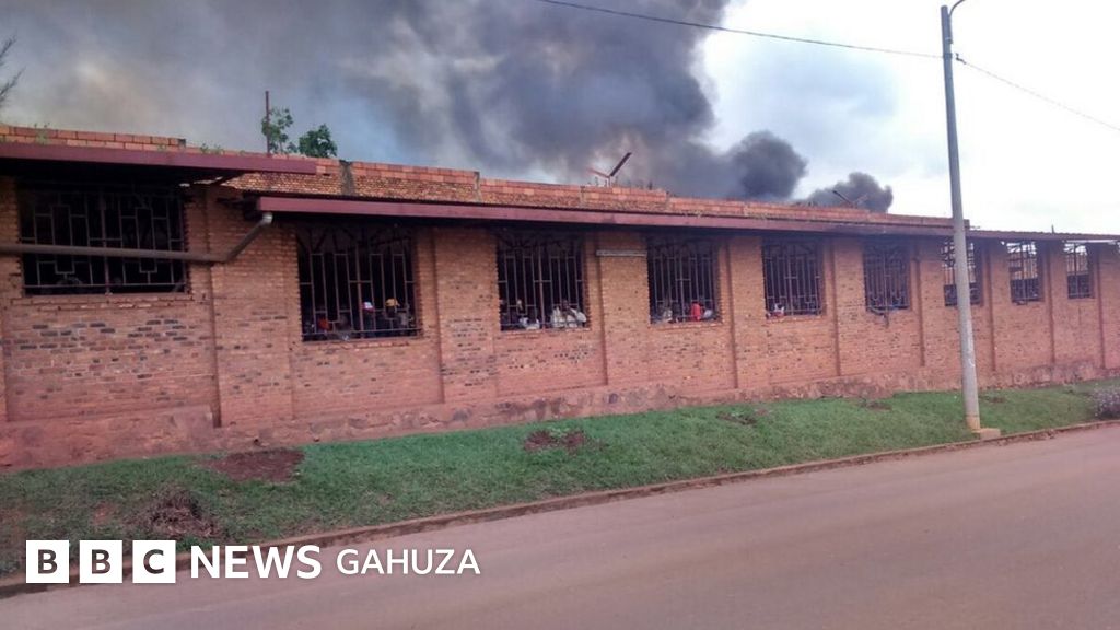 Inkongi y'umuriro muri gereza ya Kimironko. BBC News Gahuza