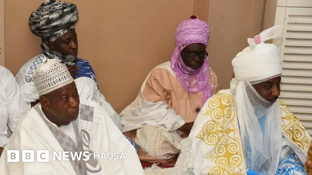 An fara sulhu tsakanin Sarki Sanusi da Ganduje - BBC News Hausa