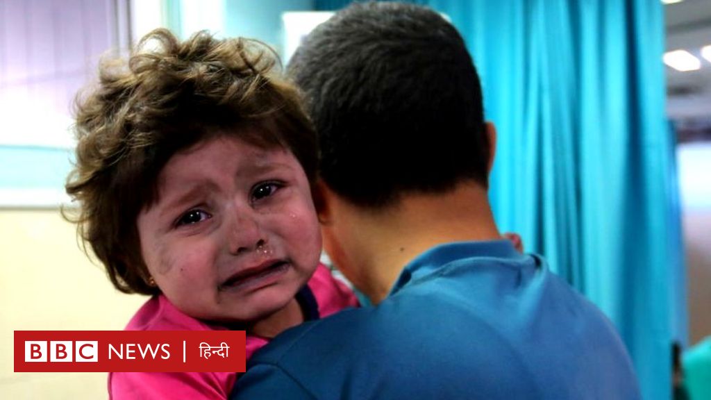 इसराइल-ग़ज़ा हिंसा: सहमे बच्चे और जान बचाने के लिए छिपते लोग