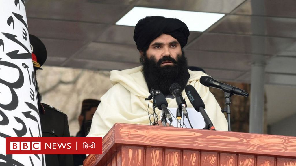 अफ़ग़ानिस्तान: तालिबान नेता सिराजुद्दीन हक़्क़ानी पहली बार आए सामने- उर्दू प्रेस रिव्यू