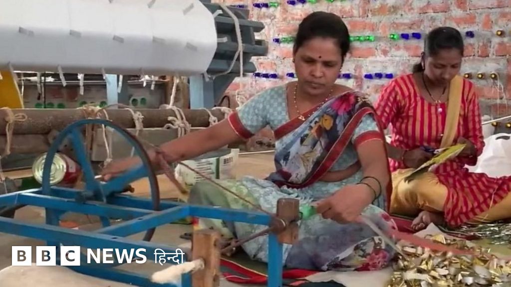 चरखे के इस्तेमाल से बनाए जा रहे इकोफ़्रेंडली प्रोडक्ट