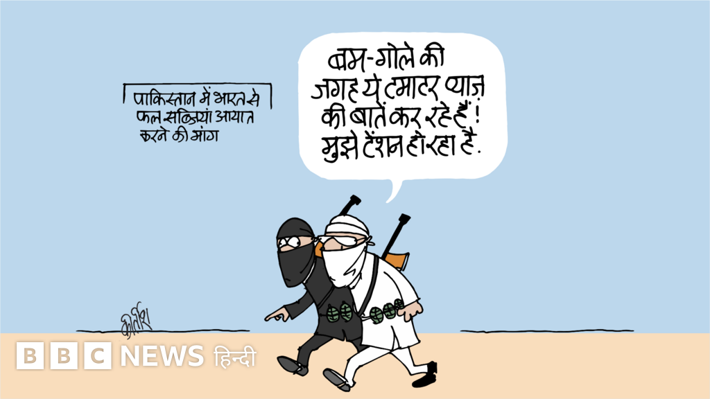 इस हफ़्ते के कार्टून प्याज़ टमाटर और टेंशन BBC News हिंदी