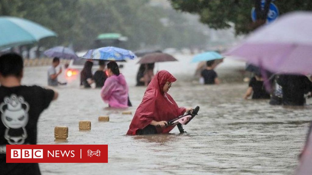 चीन में बाढ़ का क़हर