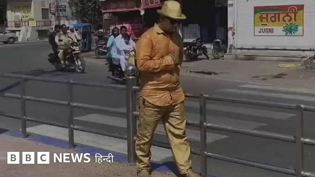 स्टैच्यू बनकर अपने परिवार का पेट पालने वाले शख़्स की कहानी