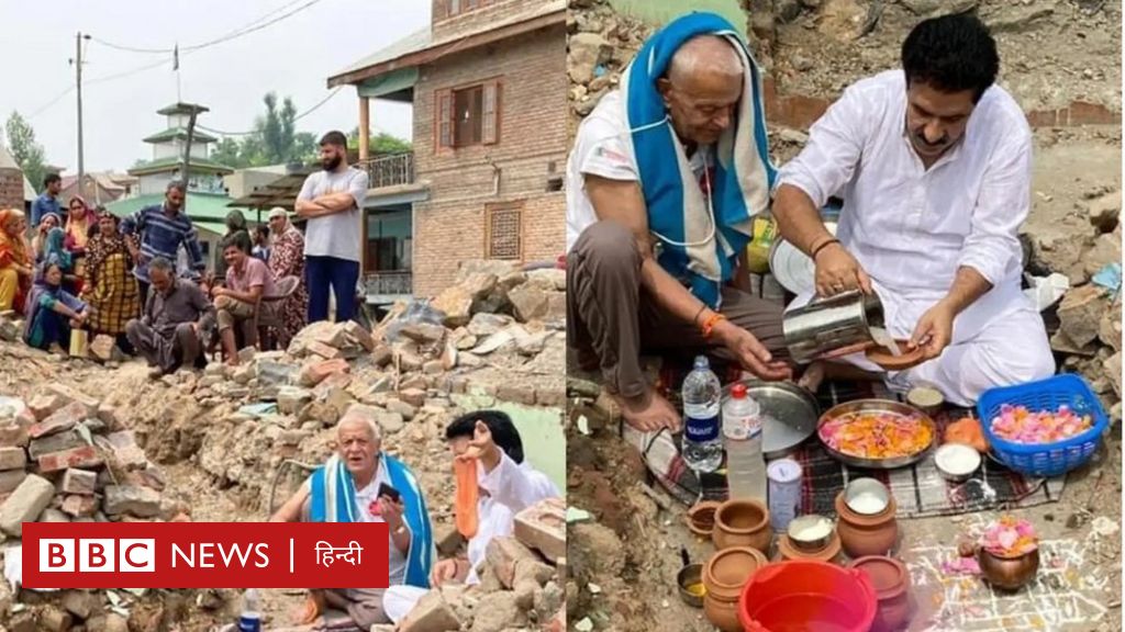 कश्मीर: अनुच्छेद 370 ख़त्म होने के बाद कश्मीरी पंडित परिवार के घर बनवाने के दावे का सच- फ़ैक्ट चेक